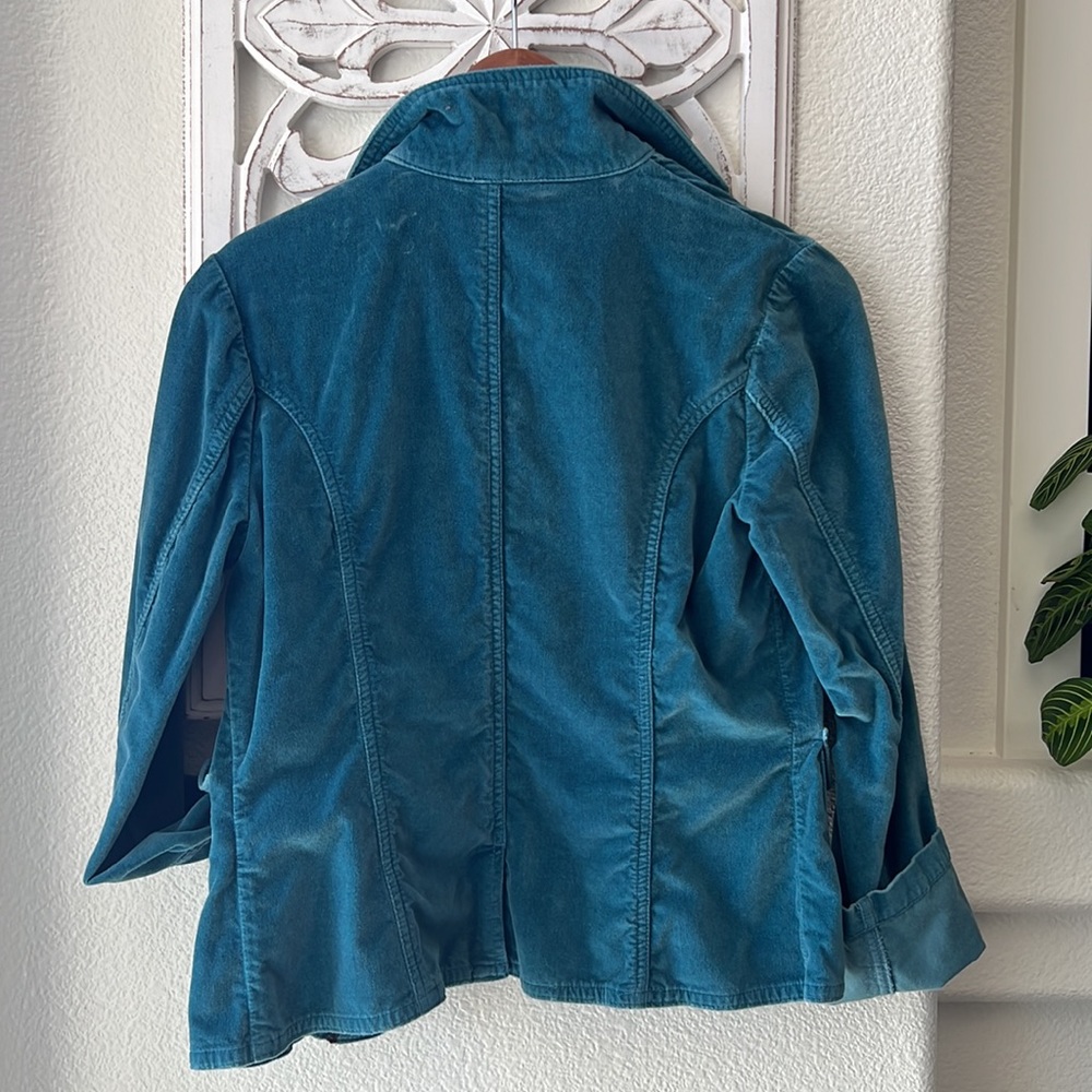 Velvety blazer. - Picture 4 of 4